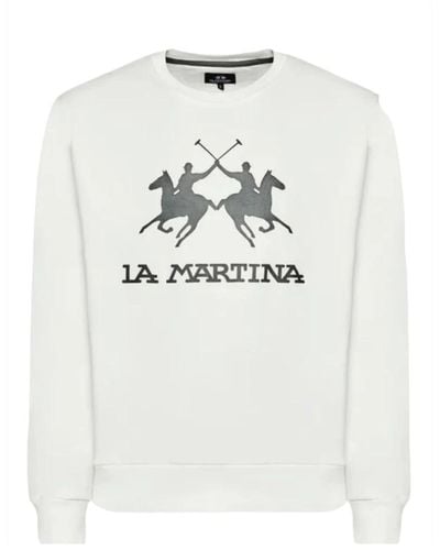 La Martina Felpa - Bianco