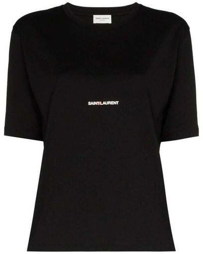 Saint Laurent Rive gauche t-shirt - Negro