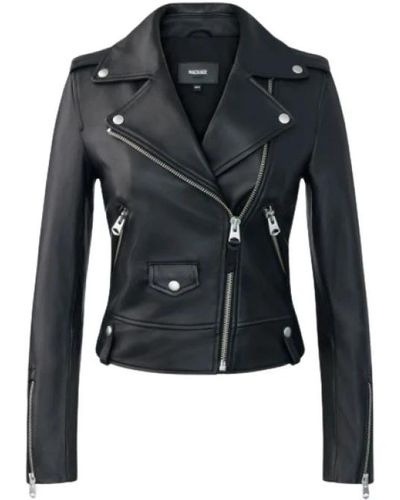 Mackage Jackets > leather jackets - Noir
