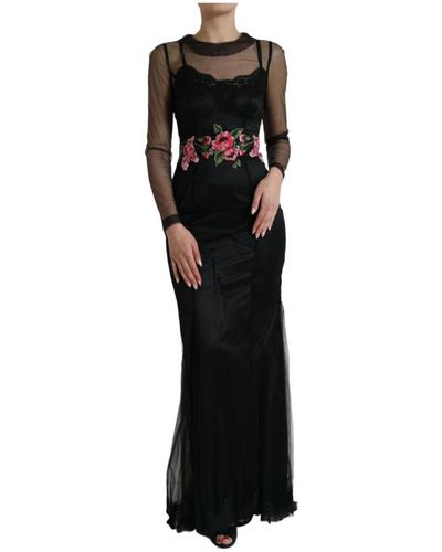 Dolce & Gabbana Dresses > day dresses > maxi dresses - Noir