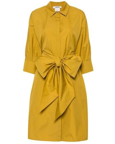 Max Mara Shirt Dresses - Yellow