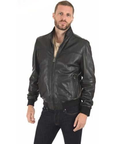 La Canadienne Jackets > leather jackets - Noir