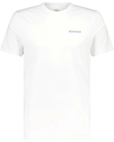Bogner T-shirt roc mit print - Weiß