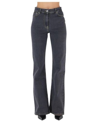 Moschino Jeans > boot-cut jeans - Bleu