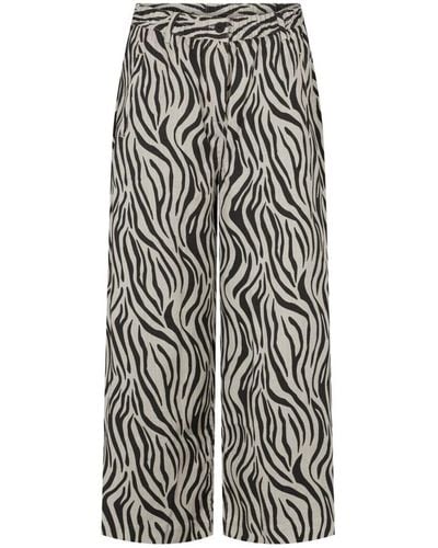 LauRie Wide trousers - Gris