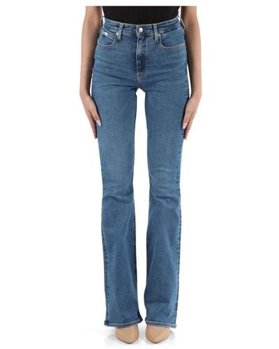 Calvin Klein Boot-Cut Jeans - Blue