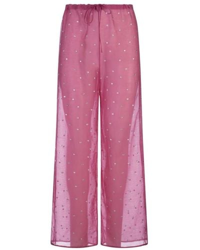 Oséree Wide Trousers - Pink