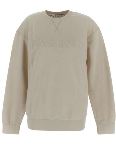 JW Anderson Baumwoll-logo sweatshirt - Grau