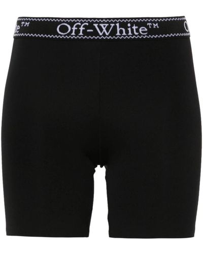 Off-White c/o Virgil Abloh Schwarze shorts für frauen ss24