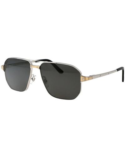 Cartier Stylische sonnenbrille ct0424s - Schwarz