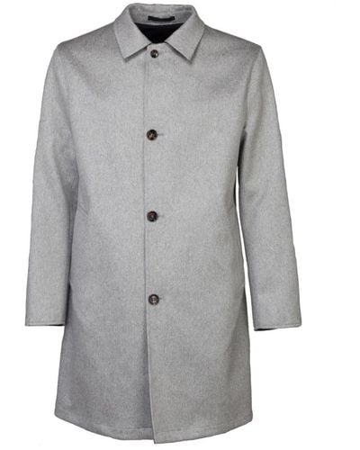 KIRED Single-Breasted Coats - Grey
