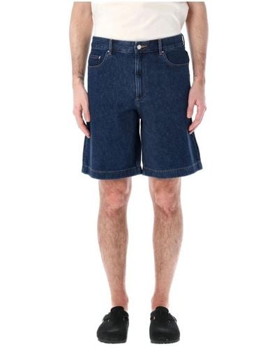 A.P.C. Shorts > denim shorts - Bleu