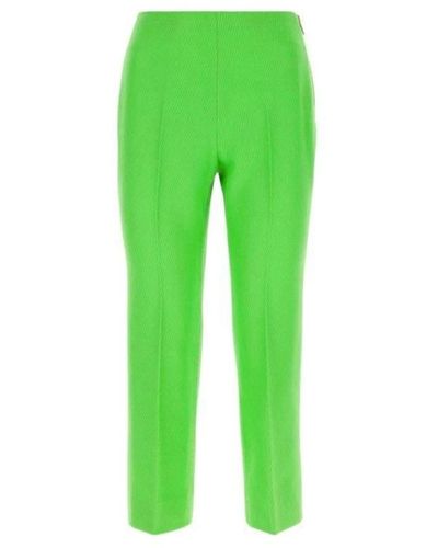 Gucci Trousers > slim-fit trousers - Vert