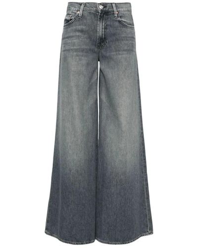 Mother Wide Jeans - Gray