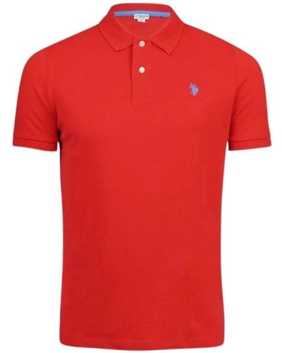 U.S. POLO ASSN. Polo piquet magliette - Rosso