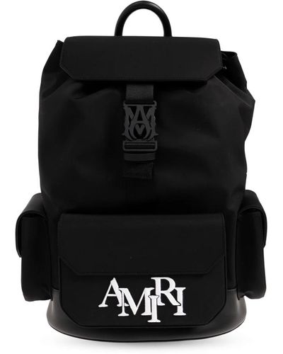 Amiri Rucksack mit logo - Schwarz