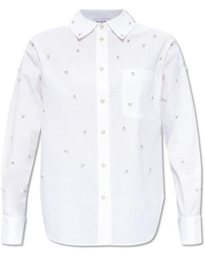 Kate Spade Camisa adornada - Blanco