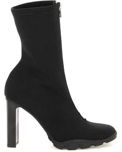 Alexander McQueen Schlanke tread stiefel - Schwarz