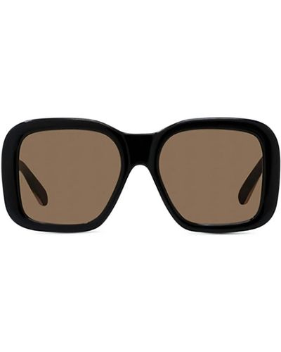 Stella McCartney Schwarze sonnenbrille für frauen - Braun