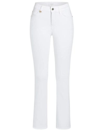 Cambio Slim-Fit Trousers - White