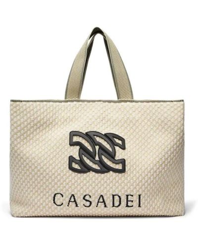 Casadei Tote Bags - Natural