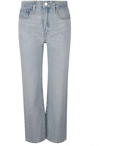 FRAME Straight Jeans - Gray