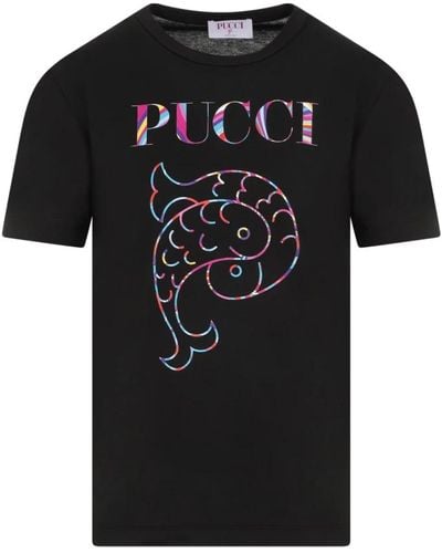 Emilio Pucci Tops > t-shirts - Noir