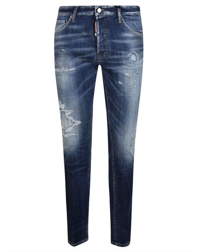 DSquared² Stylische denim-jeans für männer - Blau