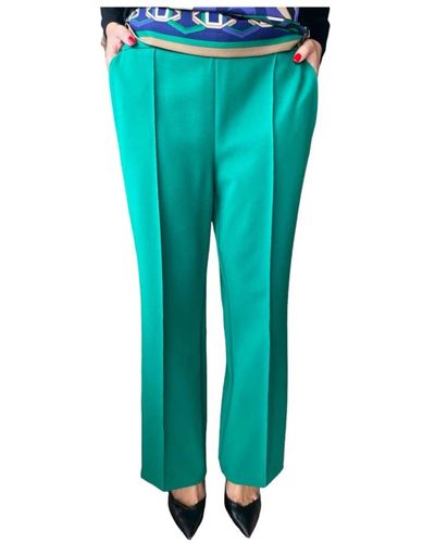 Clips Trousers > wide trousers - Vert