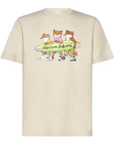 Maison Kitsuné Tops > t-shirts - Neutre
