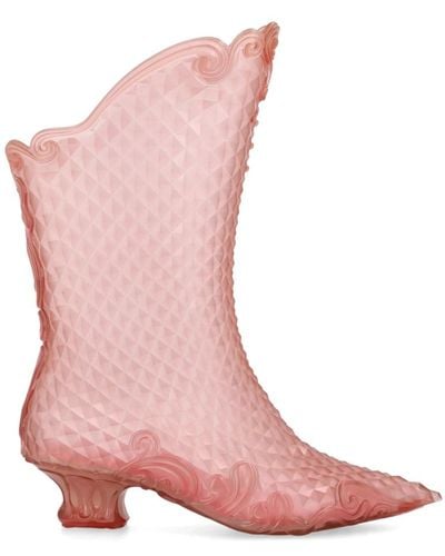 Y. Project Heeled Boots - Pink