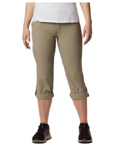 Columbia Trousers > cropped trousers - Gris