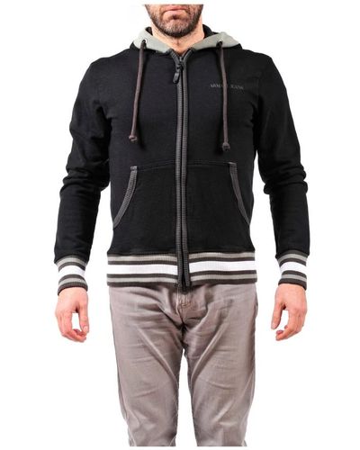 Armani Jeans Sweatshirts & hoodies > zip-throughs - Noir