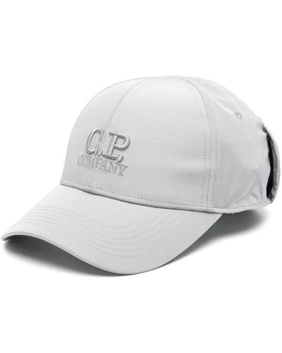 C.P. Company Caps - White