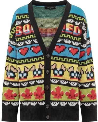 DSquared² Knitwear > cardigans - Multicolore