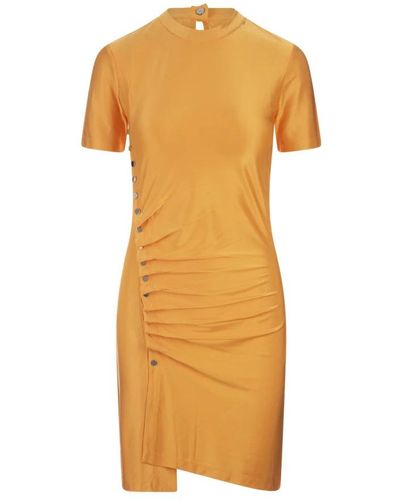 Rabanne Short Dresses - Orange