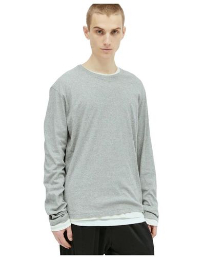 Jil Sander Set aus drei t-shirts aus baumwolle - Grau