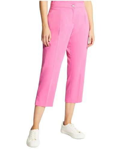 Elena Miro Trousers > cropped trousers - Rose