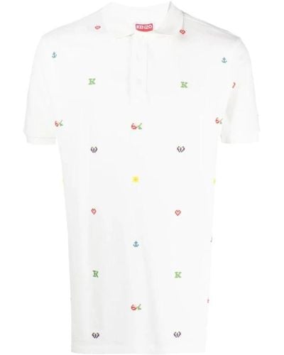 KENZO Polo Shirts - White