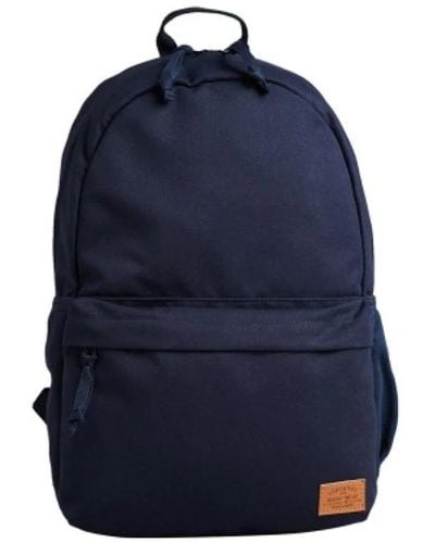 Superdry Polyester rucksack - Blau