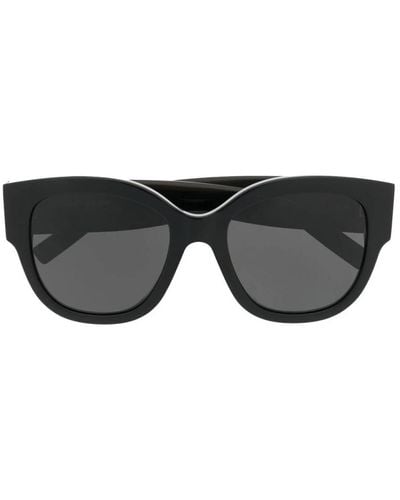 Saint Laurent Monogram Oversize Sunglasses - Schwarz