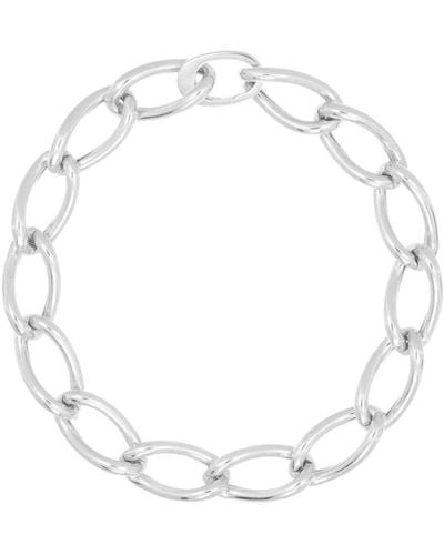 Sif Jakobs Jewellery Braccialetto ellisse in argento sterling - Bianco