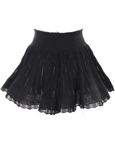 Alaïa Short Skirts - Black
