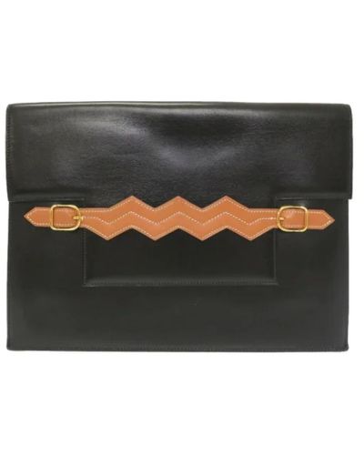 Hermès Pre-owned > pre-owned bags > pre-owned clutches - Noir