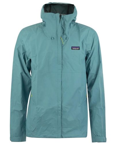 Patagonia Nylon rainproof jacket - Blu