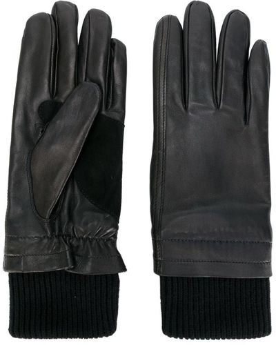 Ami Paris 001 schwarze guanti handschuhe