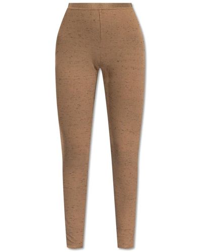 By Malene Birger Trousers > leggings - Marron