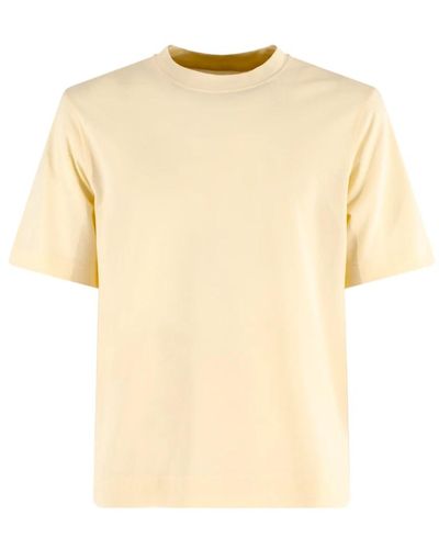 Circolo 1901 Gelbes jersey t-shirt regular fit - Natur