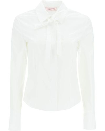 Valentino Klassisches weißes button-up hemd