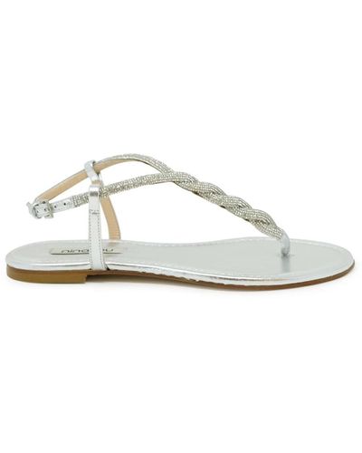 Ninalilou Flat Sandals - White